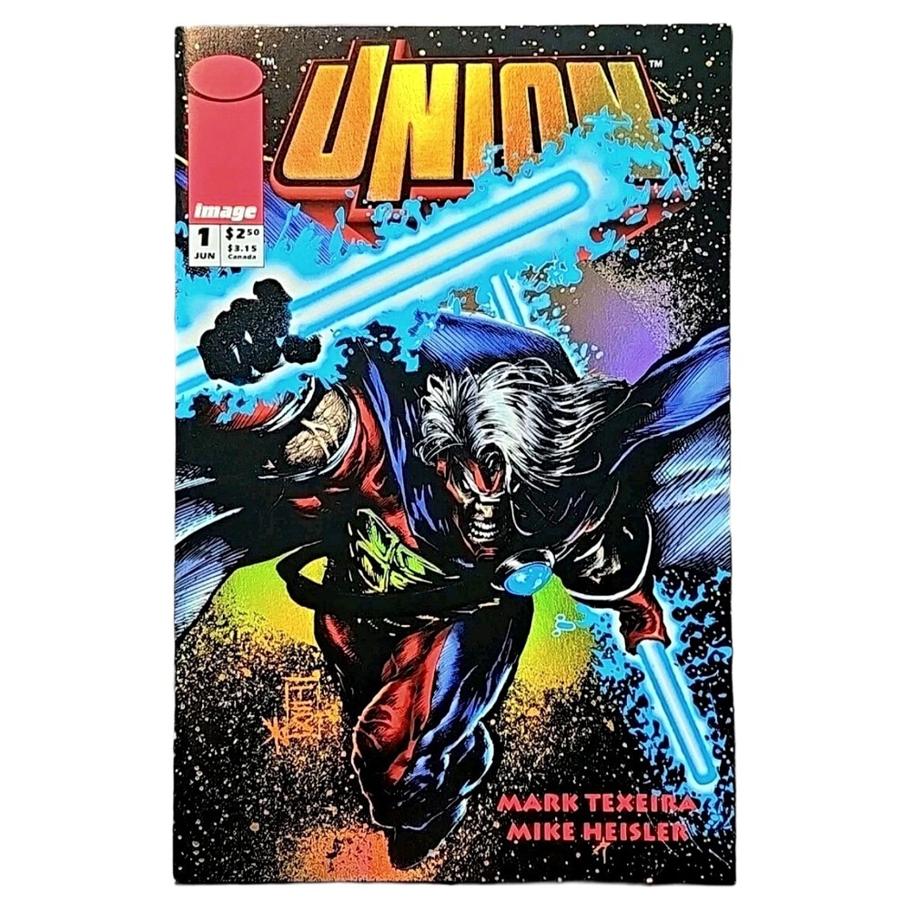 Union‎ 1 Image Comics 1993 Mark Texeira Foil Cover VTG Comic Book Excellent Cond
